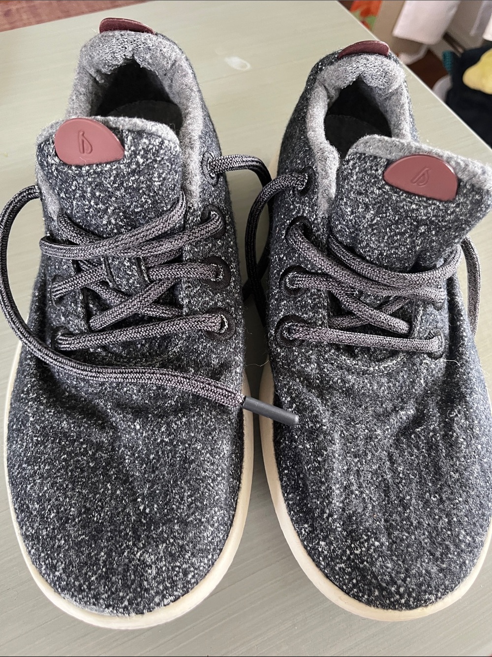 Allbirds Wool Runners Sz 9 Mizzle Gray and Black